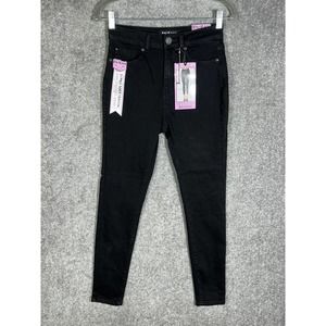 Enjean Ankle Skinny Jeans‎ Womens Juniors Size 5 Stretch Black Super Soft Rayon
